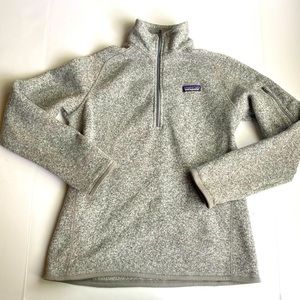 Patagonia Better Sweater 1/4 Zip Fleece Gray L